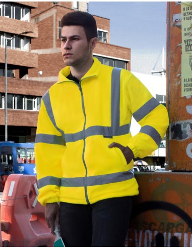 K-KXFJ-Hi-Vis Safety Fleece-Jacket Bergen